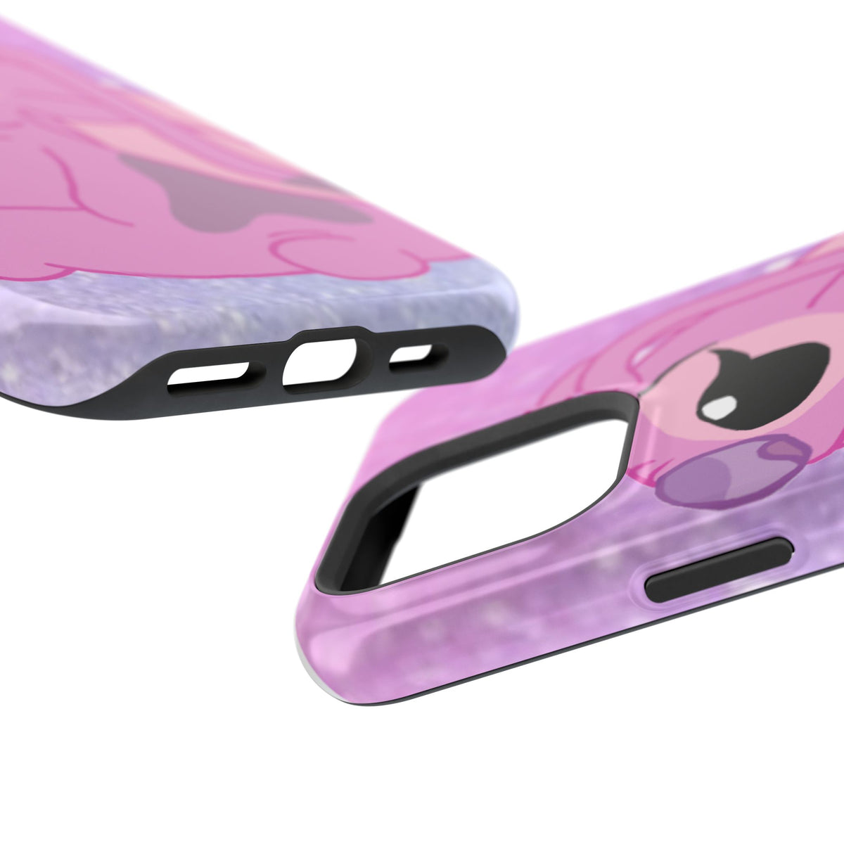 Pink Cute Bunny Phone Case — Magnetic Impact-Resistant iPhone Cover