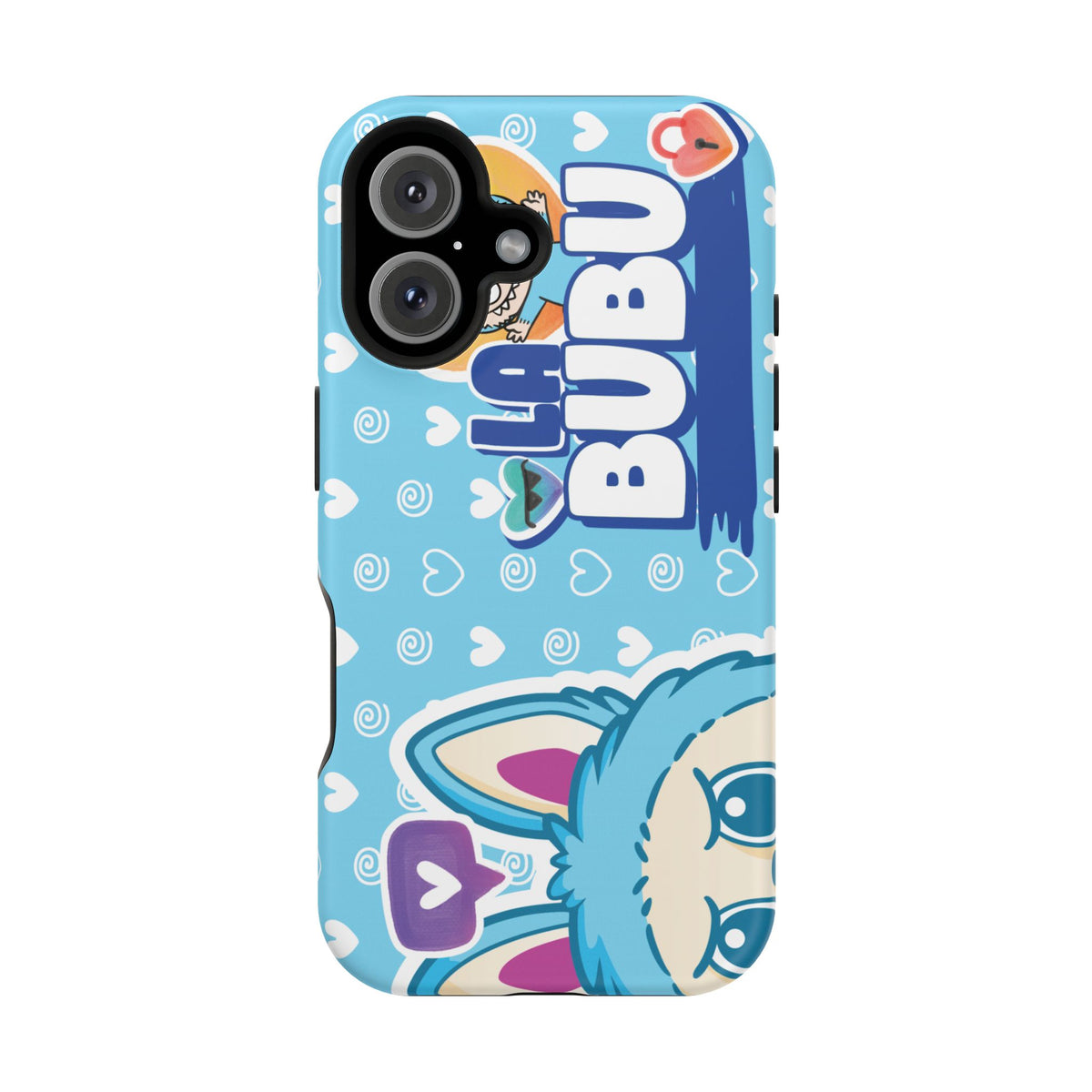 Cute Blue Bunny Magnetic Impact-Resistant Phone Case
