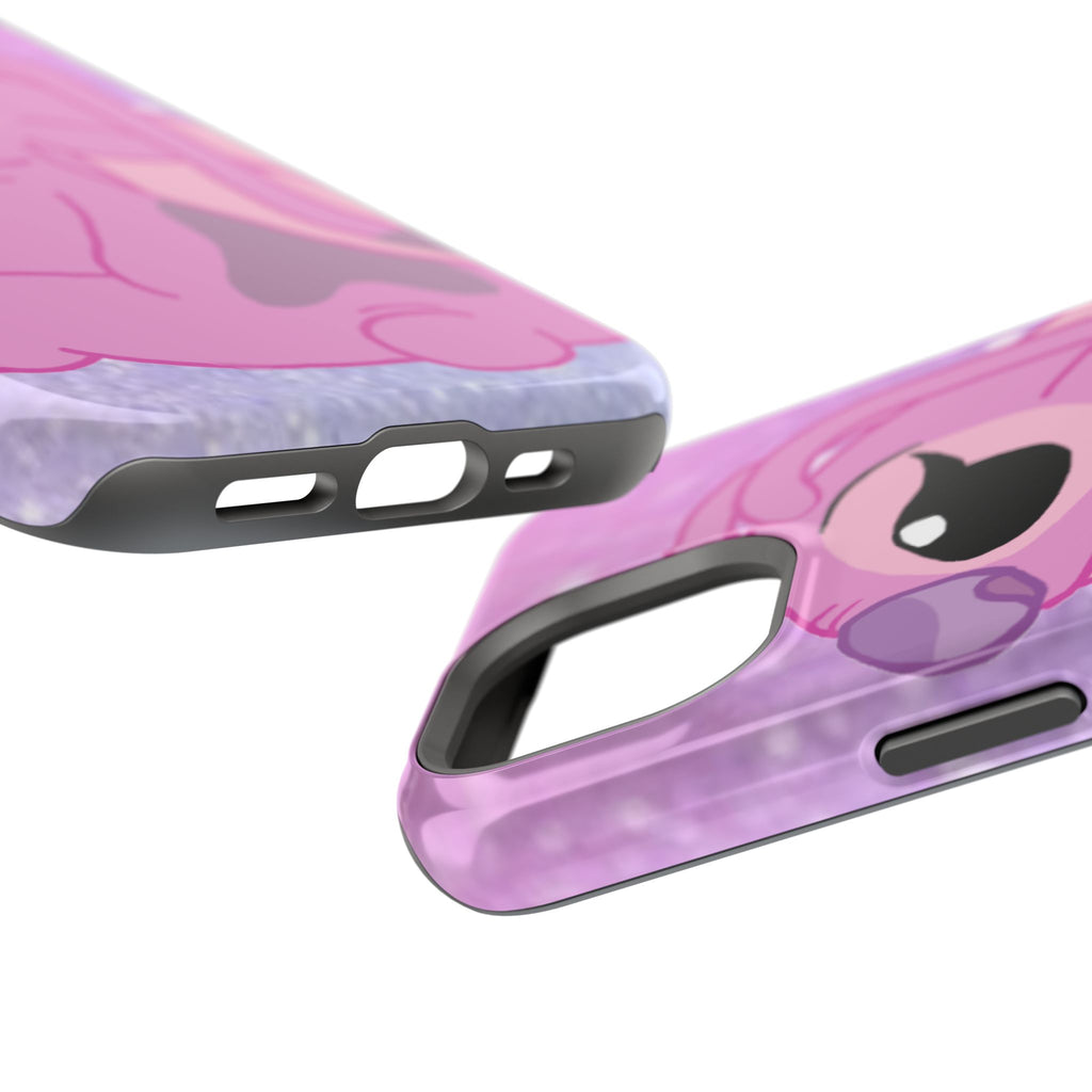 Pink Cute Bunny Phone Case — Magnetic Impact-Resistant iPhone Cover