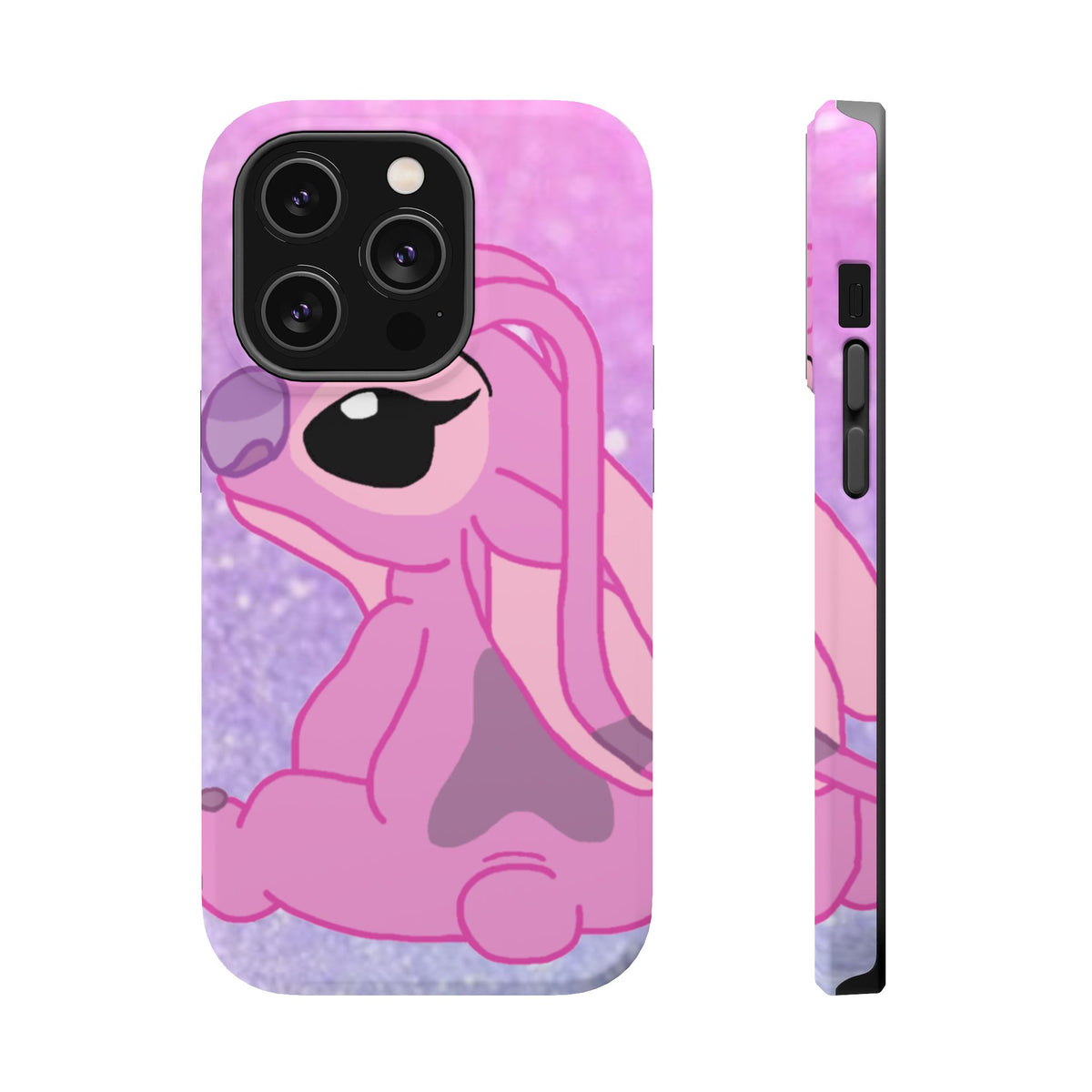 Pink Cute Bunny Phone Case — Magnetic Impact-Resistant iPhone Cover