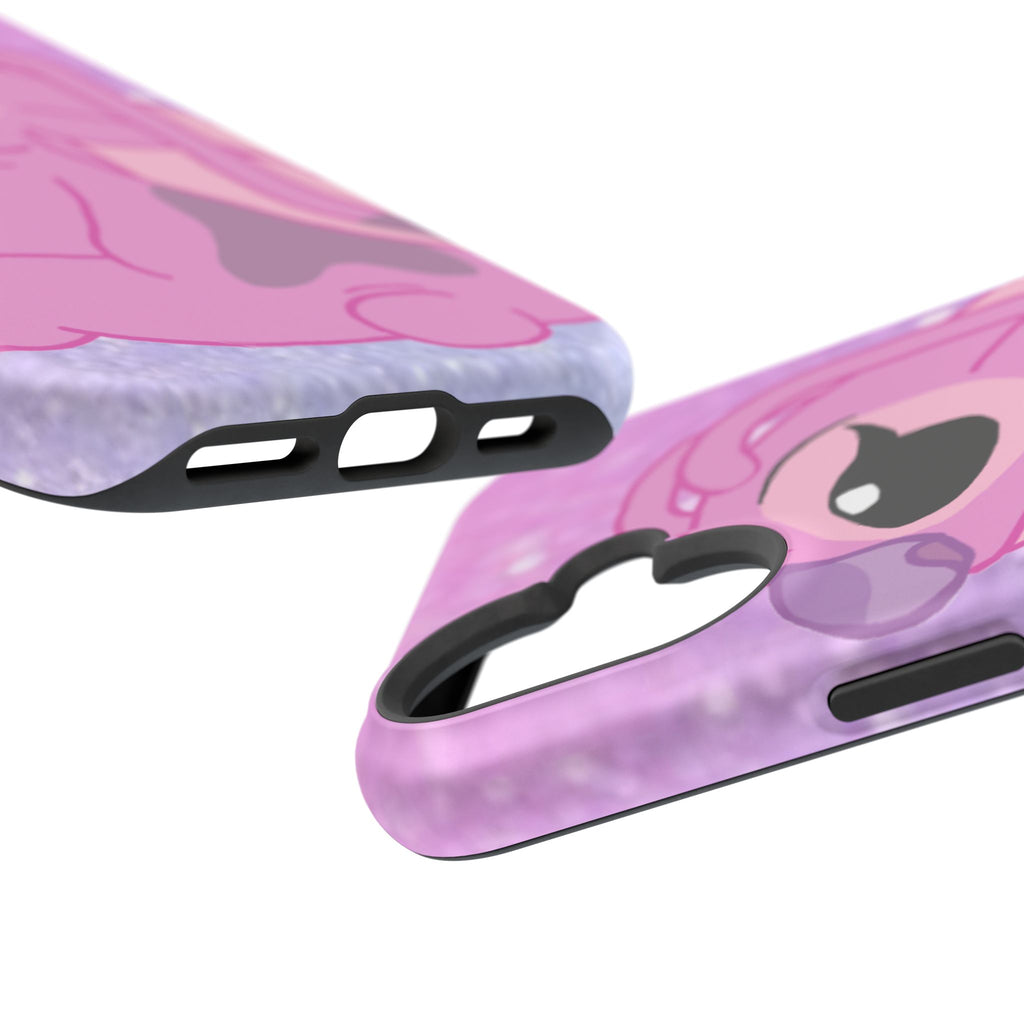 Pink Cute Bunny Phone Case — Magnetic Impact-Resistant iPhone Cover