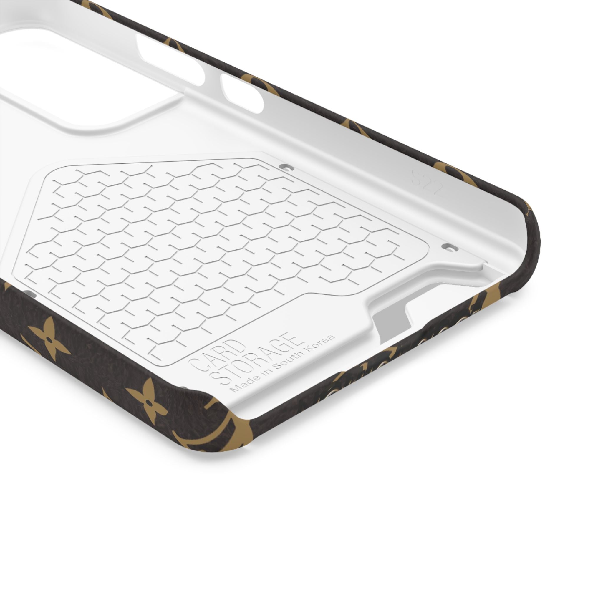 Luxury Monogram Phone Case with Card Holder