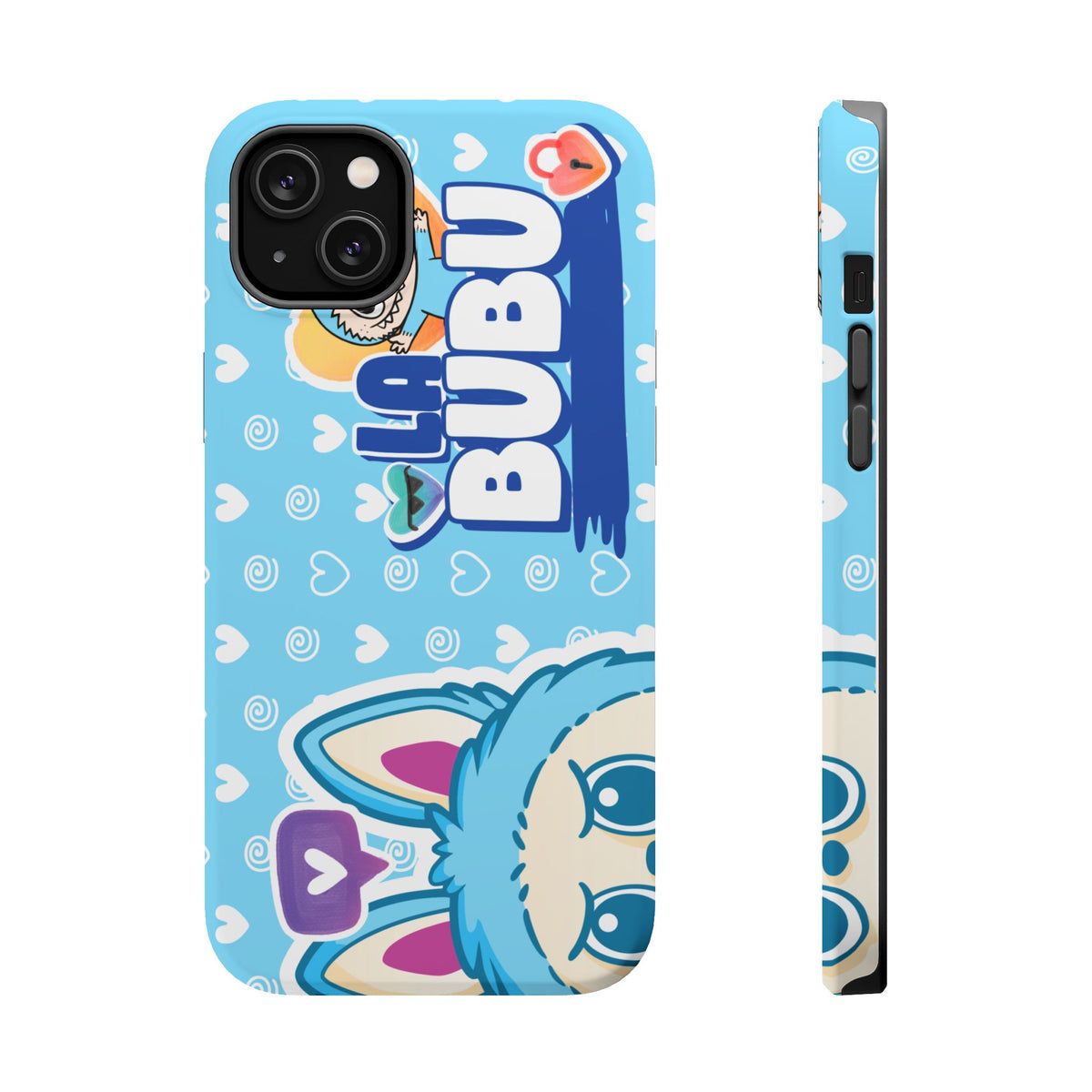 Cute Blue Bunny Magnetic Impact-Resistant Phone Case