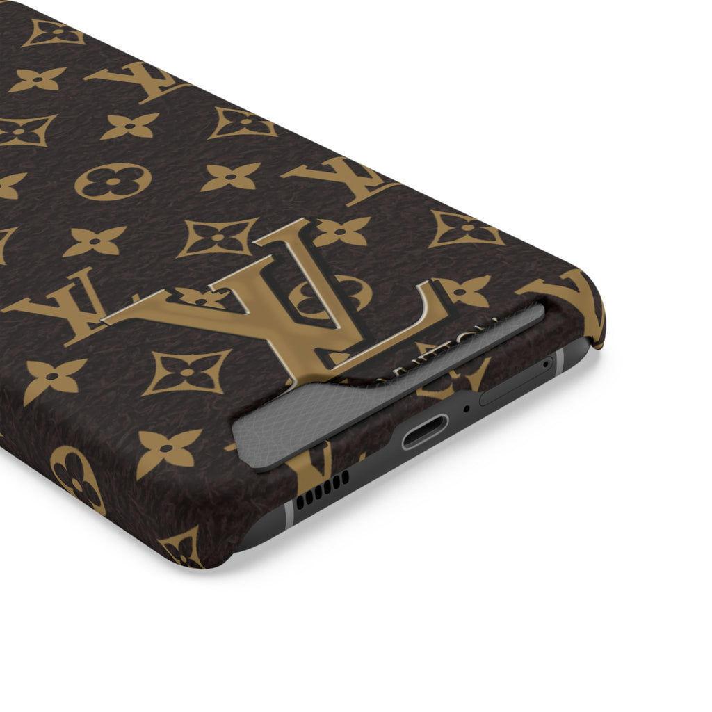 Luxury Monogram Phone Case with Card Holder