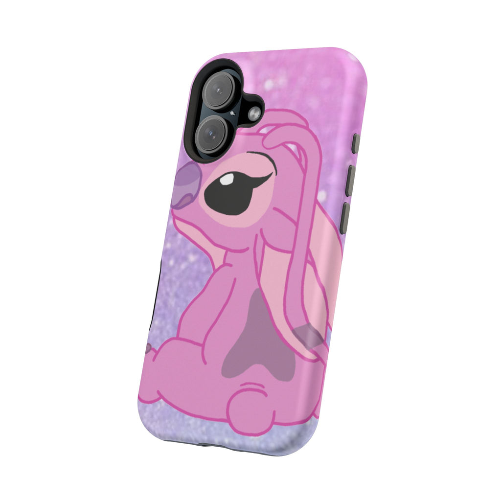 Pink Cute Bunny Phone Case — Magnetic Impact-Resistant iPhone Cover